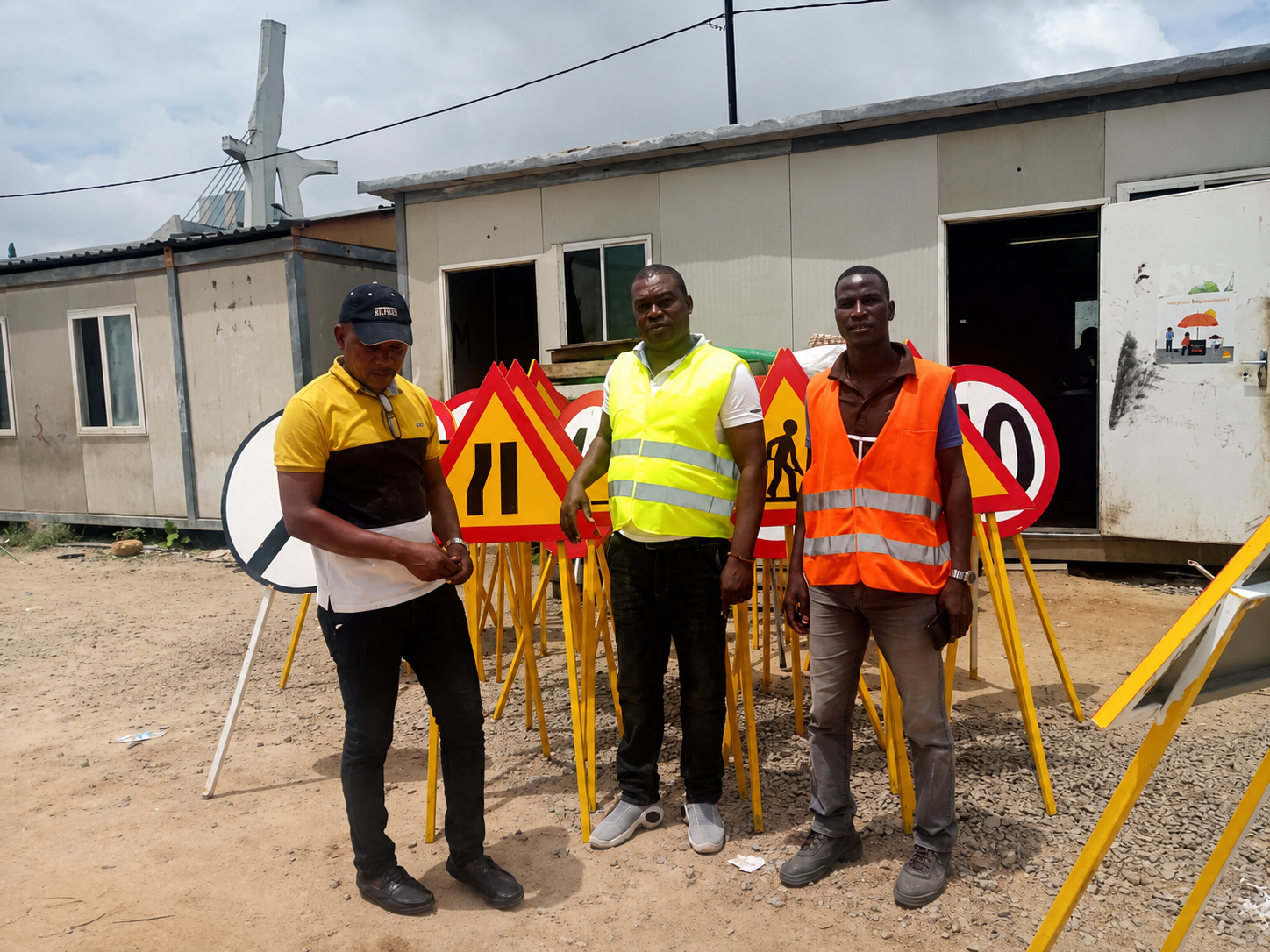 Préparation de panneaux de signalisation